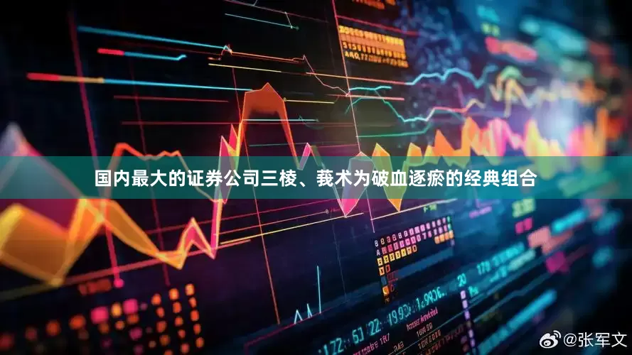 国内最大的证券公司三棱、莪术为破血逐瘀的经典组合